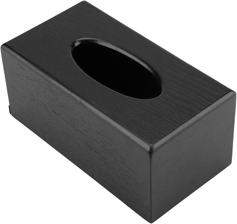 حامل علبة المناديل الخشبية من نوع الدرج من جلوغلو باللون الأسود للغرفة المعيشة وغرفة النوم - Image 5